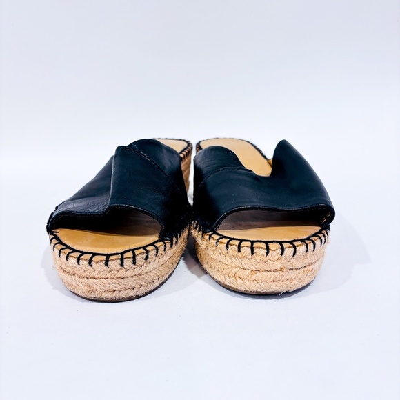 FRANCO SARTO Black leather slip-on sandals - Picture 2 of 7